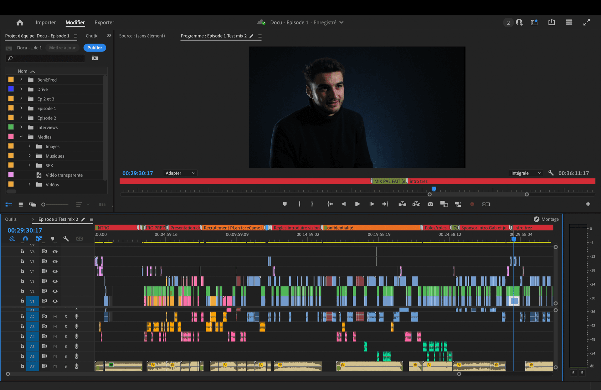 Timeline de mon projet documentaire